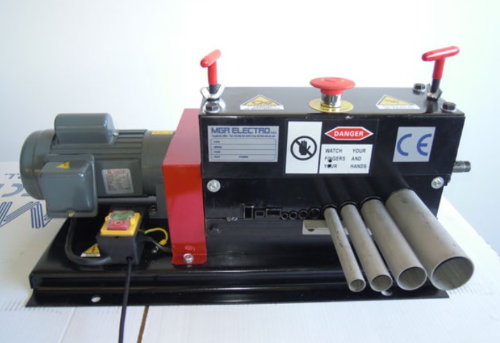 insulating electrical cable copper removal machine